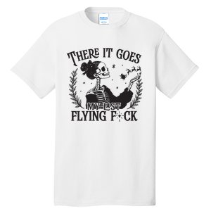 Funny Christmas My Last Flying Fuck Mom Christmas Tall T-Shirt