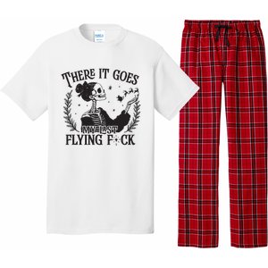 Funny Christmas My Last Flying Fuck Mom Christmas Pajama Set