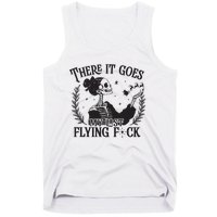 Funny Christmas My Last Flying Fuck Mom Christmas Tank Top