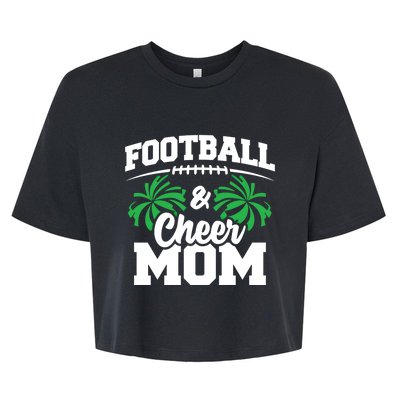 Football Cheer Mom Gift High School Cheerleader Gift Cheerleading Gift Bella+Canvas Jersey Crop Tee