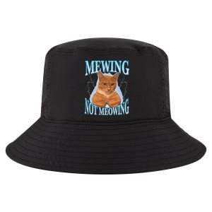 Funny Cat Meme With Meowing Looksmax Meowing Cat Cool Comfort Performance Bucket Hat