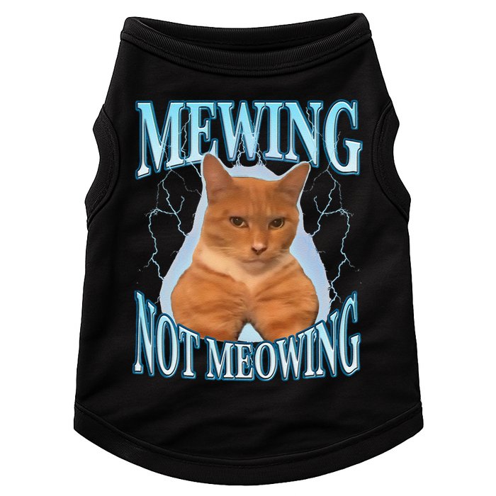 Funny Cat Meme With Meowing Looksmax Meowing Cat Doggie Tank