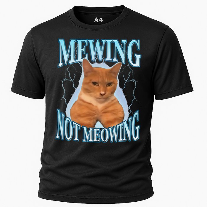 Funny Cat Meme With Meowing Looksmax Meowing Cat Performance Shirt