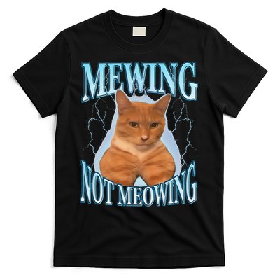 Funny Cat Meme With Meowing Looksmax Meowing Cat T-Shirt