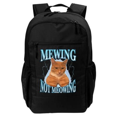 Funny Cat Meme With Meowing Looksmax Meowing Cat Daily Commute Backpack