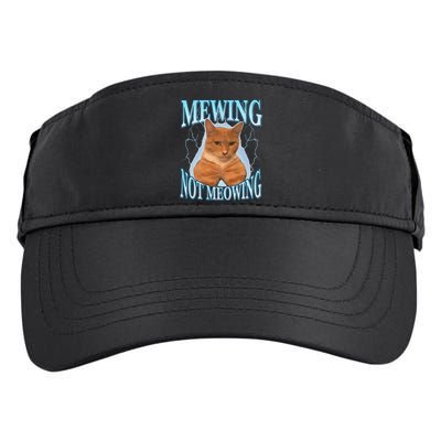 Funny Cat Meme With Meowing Looksmax Meowing Cat Adult Drive Performance Visor