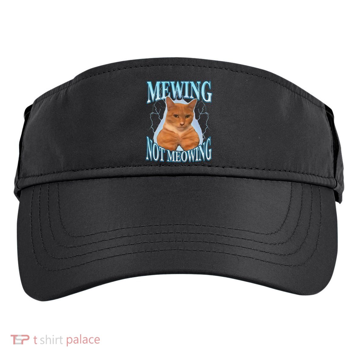 Funny Cat Meme With Meowing Looksmax Meowing Cat Adult Drive Performance Visor