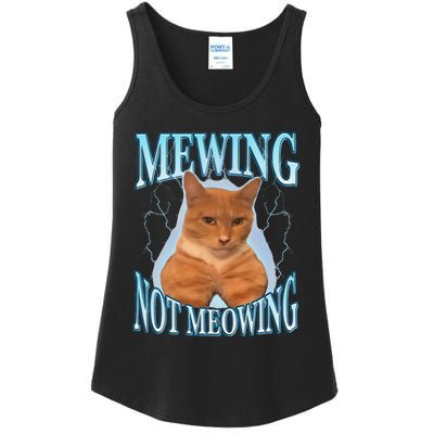 Funny Cat Meme With Meowing Looksmax Meowing Cat Ladies Essential Tank