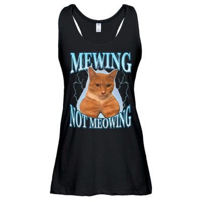 Funny Cat Meme With Meowing Looksmax Meowing Cat Ladies Essential Flowy Tank