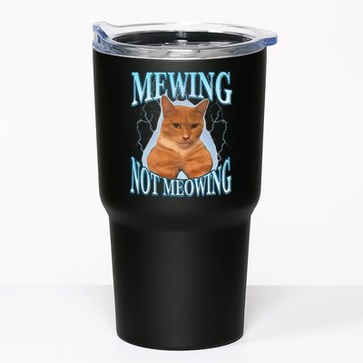 Funny Cat Meme With Meowing Looksmax Meowing Cat Tumbler