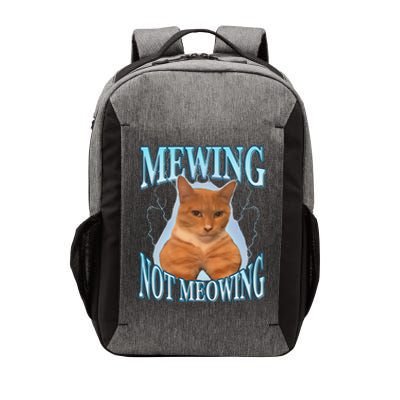 Funny Cat Meme With Meowing Looksmax Meowing Cat Vector Backpack