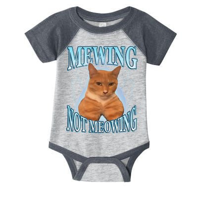 Funny Cat Meme With Meowing Looksmax Meowing Cat Infant Baby Jersey Bodysuit