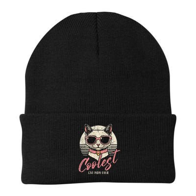 Funny Cat Mom Best Cat Mom Ever Coolest Cat Mama Graphic Beanie
