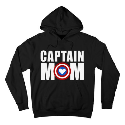 Funny Captain Mom Superhero MotherS Day 2024 Hoodie