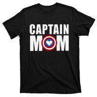 Funny Captain Mom Superhero MotherS Day 2024 T-Shirt