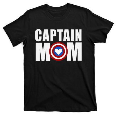 Funny Captain Mom Superhero MotherS Day 2024 T-Shirt