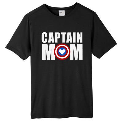 Funny Captain Mom Superhero MotherS Day 2024 Tall Fusion ChromaSoft Performance T-Shirt