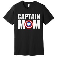 Funny Captain Mom Superhero MotherS Day 2024 Premium T-Shirt