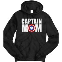 Funny Captain Mom Superhero MotherS Day 2024 Tie Dye Hoodie