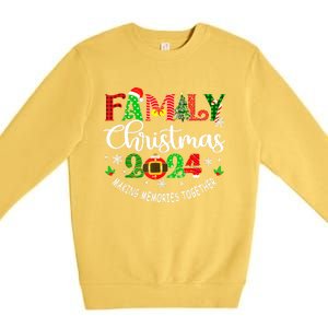 Funny Christmas Matching Outfit Xmas Squad Santa Group Gift Premium Crewneck Sweatshirt