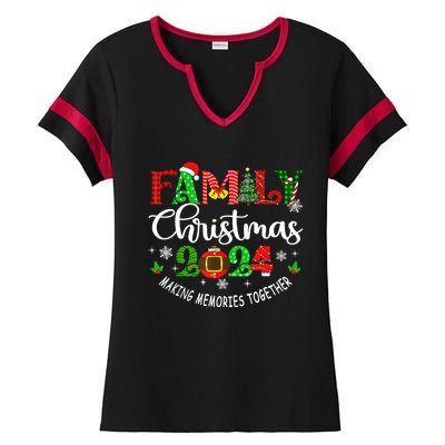 Funny Christmas Matching Outfit Xmas Squad Santa Group Gift Ladies Halftime Notch Neck Tee