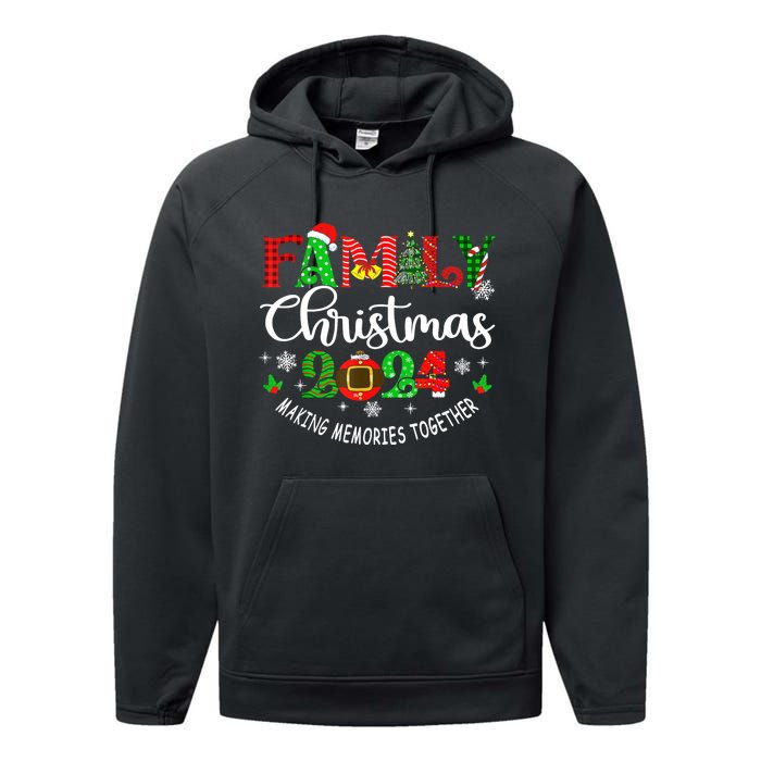 Funny Christmas Matching Outfit Xmas Squad Santa Group Gift Performance Fleece Hoodie