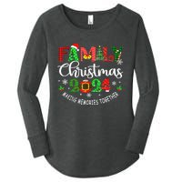 Funny Christmas Matching Outfit Xmas Squad Santa Group Gift Women's Perfect Tri Tunic Long Sleeve Shirt