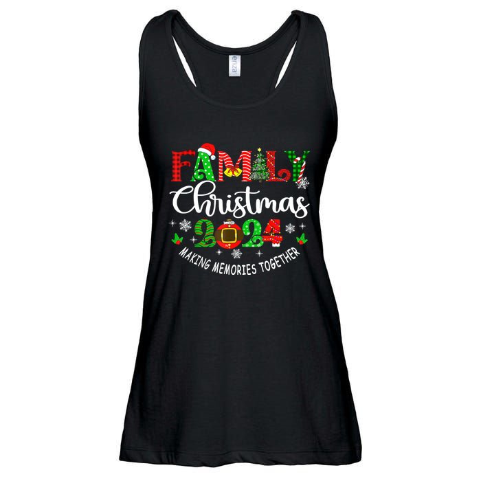 Funny Christmas Matching Outfit Xmas Squad Santa Group Gift Ladies Essential Flowy Tank