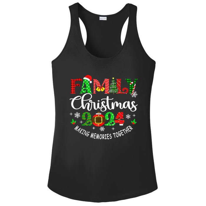 Funny Christmas Matching Outfit Xmas Squad Santa Group Gift Ladies PosiCharge Competitor Racerback Tank