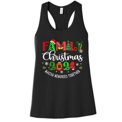 Funny Christmas Matching Outfit Xmas Squad Santa Group Gift Women's Racerback Tank