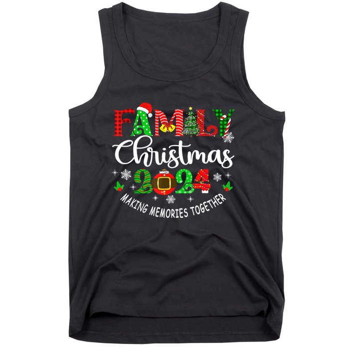 Funny Christmas Matching Outfit Xmas Squad Santa Group Gift Tank Top