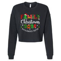 Funny Christmas Matching Outfit Xmas Squad Santa Group Gift Cropped Pullover Crew