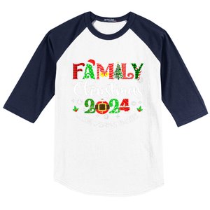 Funny Christmas Matching Outfit Xmas Squad Santa Group Gift Baseball Sleeve Shirt