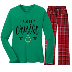 Family Cruise Matching 2024 tee Family Cruise Trip 2024 Women's Long Sleeve Flannel Pajama Set 