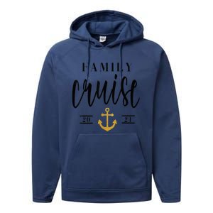 Family Cruise Matching 2024 tee Family Cruise Trip 2024 Performance Fleece Hoodie