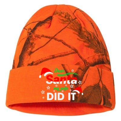 Funny Christmas Matching Family Dear Santa My Wife Did It Gift Kati Licensed 12" Camo Beanie