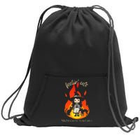 Feeling Cute Might Curse You Later Cute Witch Sweatshirt Cinch Pack Bag