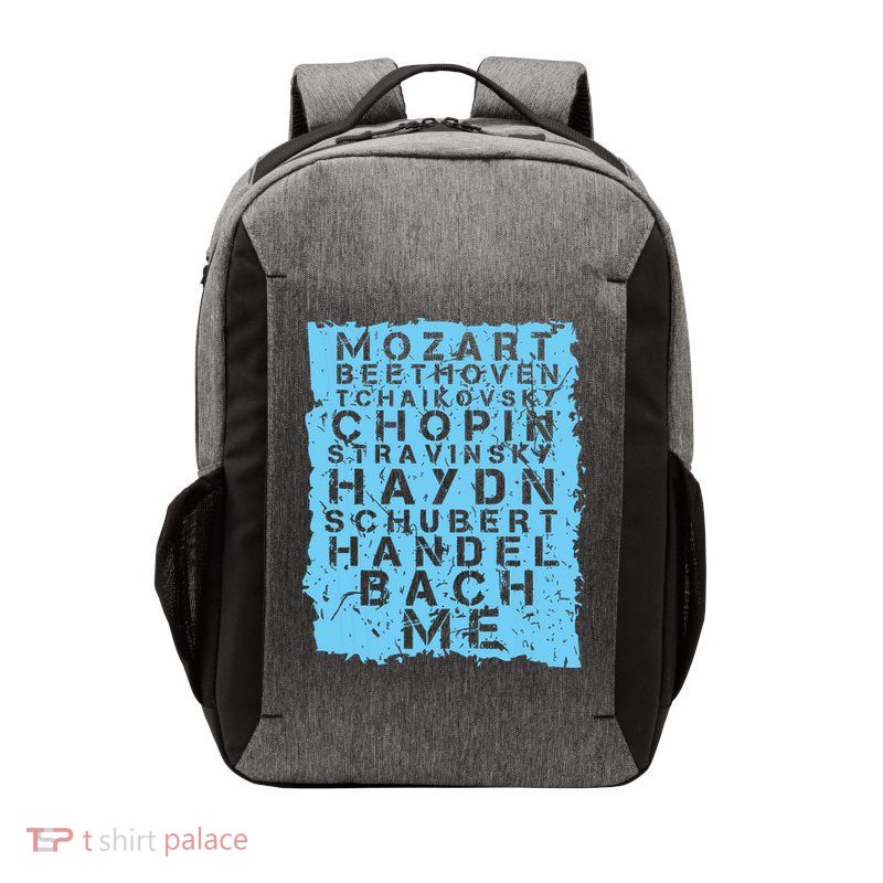 Famous Classical Music Composer Gift Musician Mozart Vector Backpack