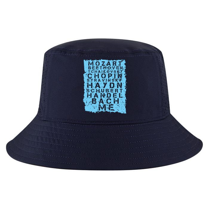 Famous Classical Music Composer Gift Musician Mozart Cool Comfort Performance Bucket Hat