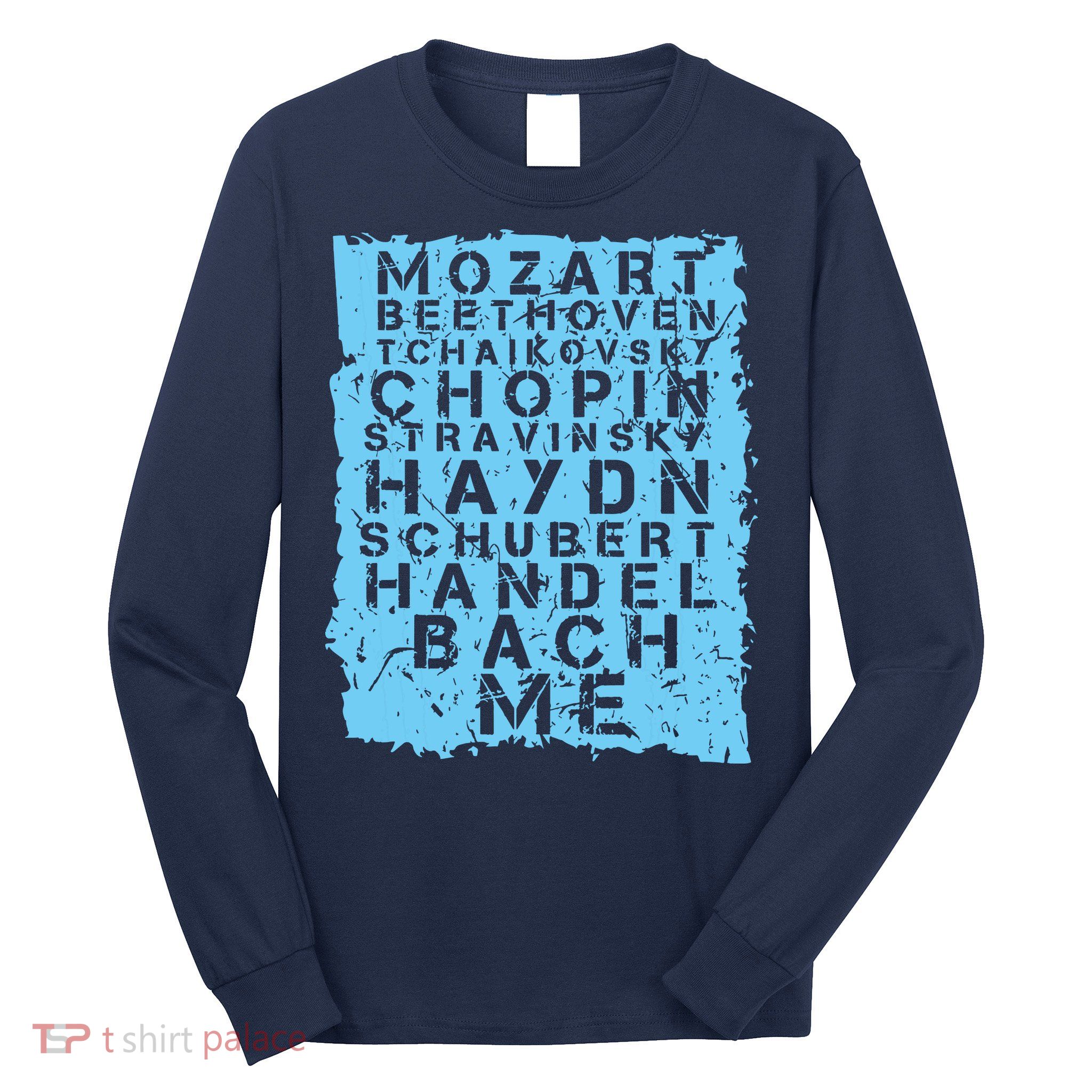 Famous Classical Music Composer Gift Musician Mozart Long Sleeve Shirt