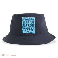 Famous Classical Music Composer Gift Musician Mozart Sustainable Bucket Hat