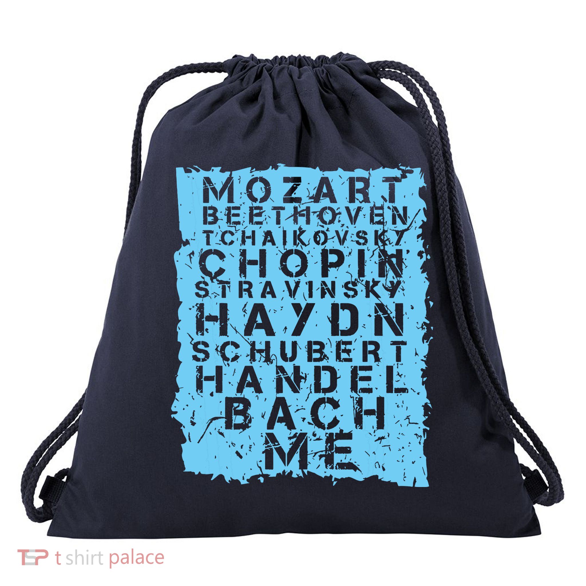 Famous Classical Music Composer Gift Musician Mozart Drawstring Bag