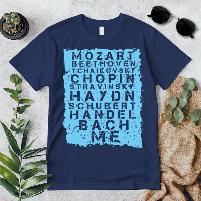 Famous Classical Music Composer Gift Musician Mozart Premium T-Shirt