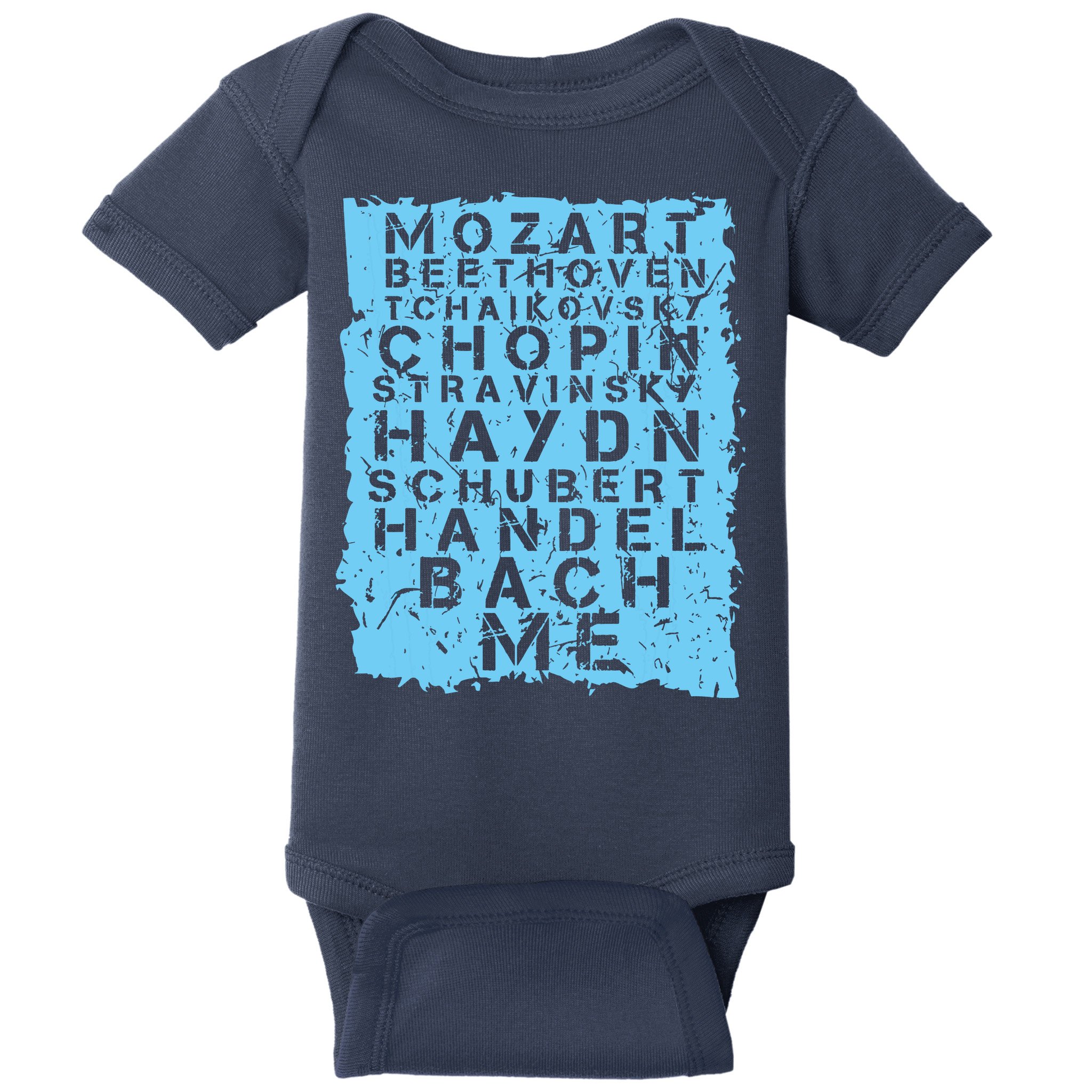 Famous Classical Music Composer Gift Musician Mozart Baby Bodysuit