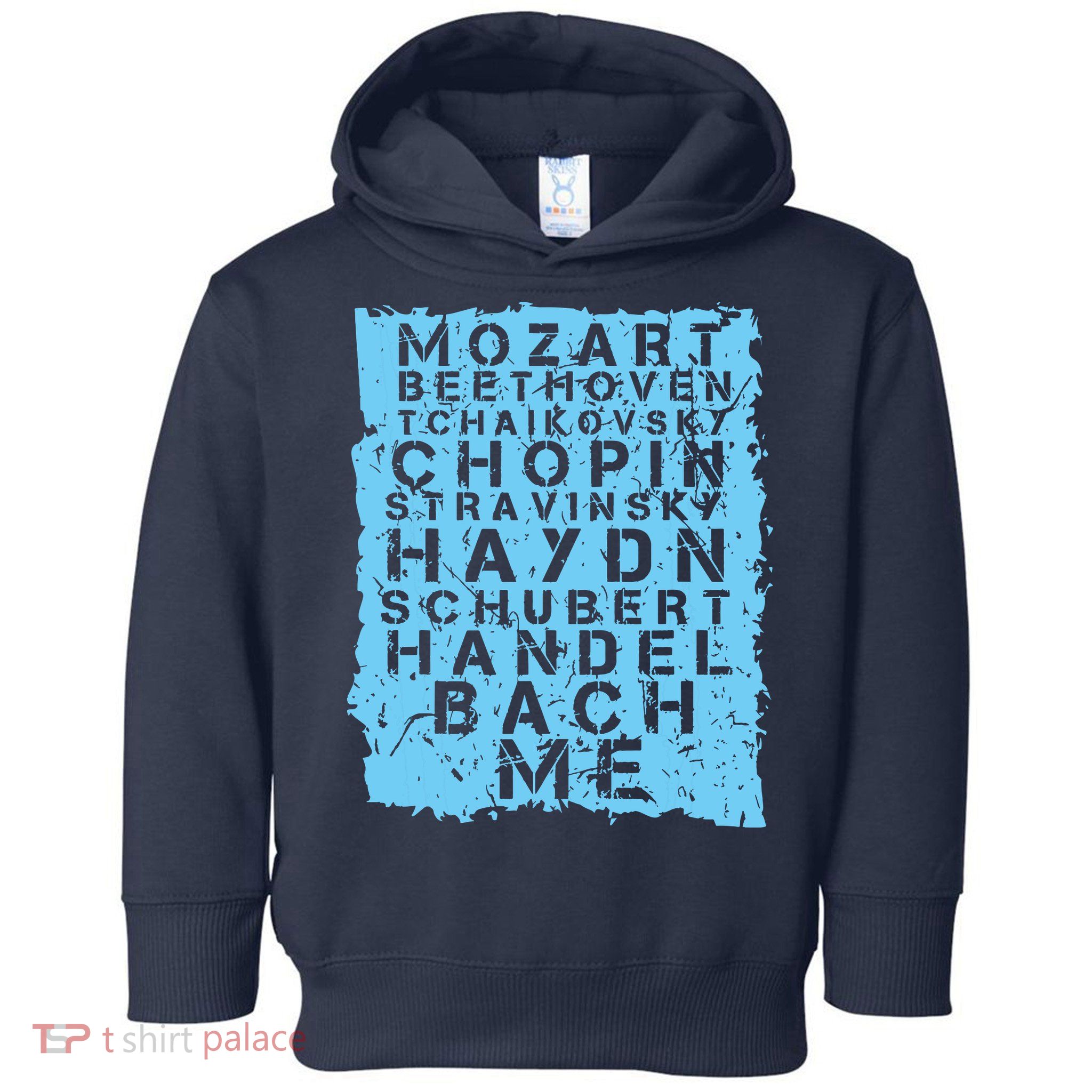 Famous Classical Music Composer Gift Musician Mozart Toddler Hoodie