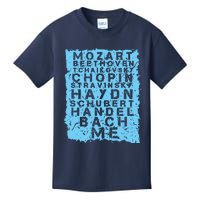 Famous Classical Music Composer Gift Musician Mozart Kids T-Shirt