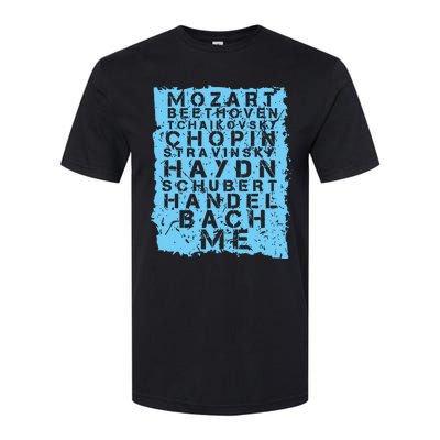 Famous Classical Music Composer Gift Musician Mozart Softstyle® CVC T-Shirt