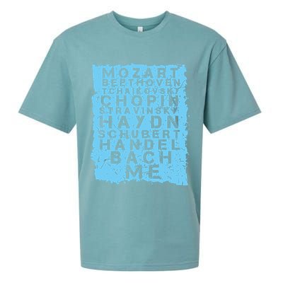 Famous Classical Music Composer Gift Musician Mozart Sueded Cloud Jersey T-Shirt