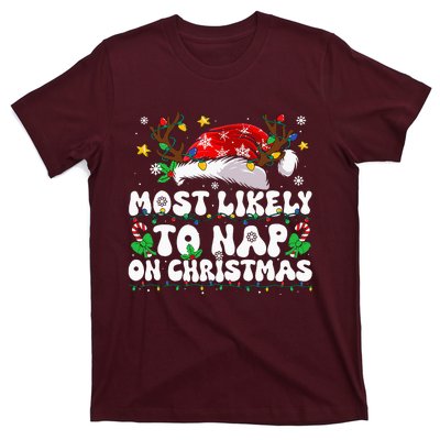 Family Christmas Most Likely To Nap On Christmas T-Shirt