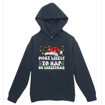 Family Christmas Most Likely To Nap On Christmas Urban Pullover Hoodie